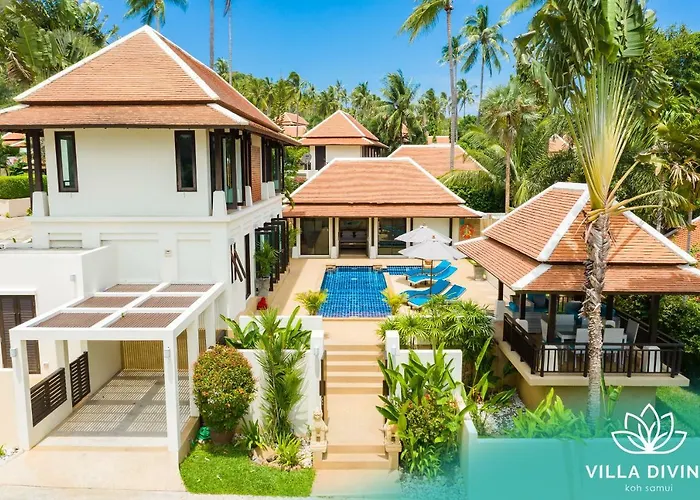 Villa Divina - Stunning Pool Villa 3 Mins Walk To Beach